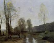 让 巴蒂斯特 卡米耶 柯罗 : Canal in Picardi